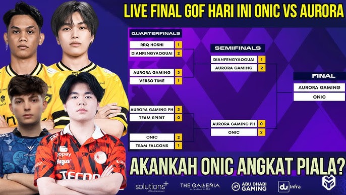 kemenangan onic melawan tim aurora ph di gof 2025