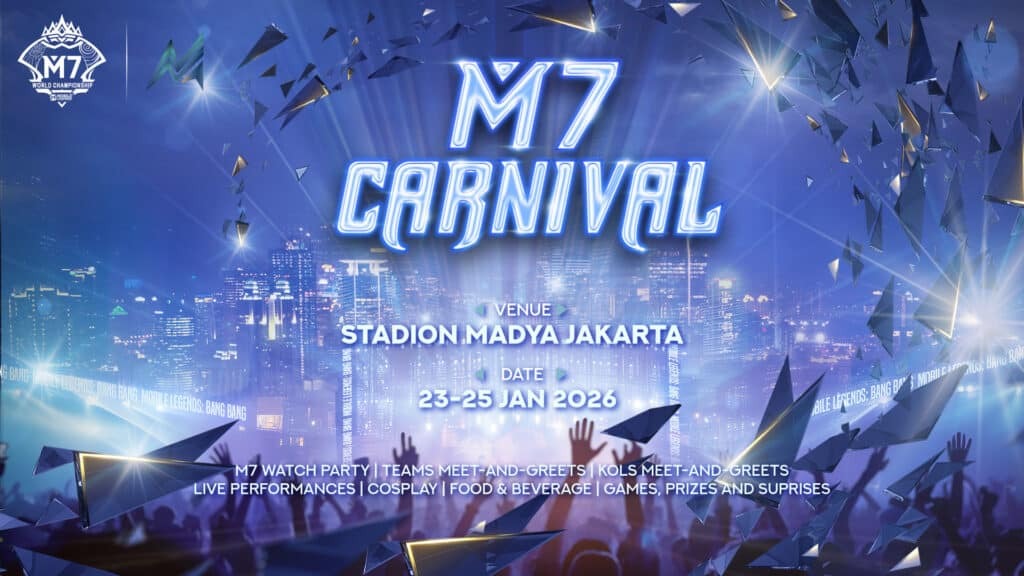 M7 Carnival Pesta Esports Terbesar Total Hadiah Rp30 Miliar
