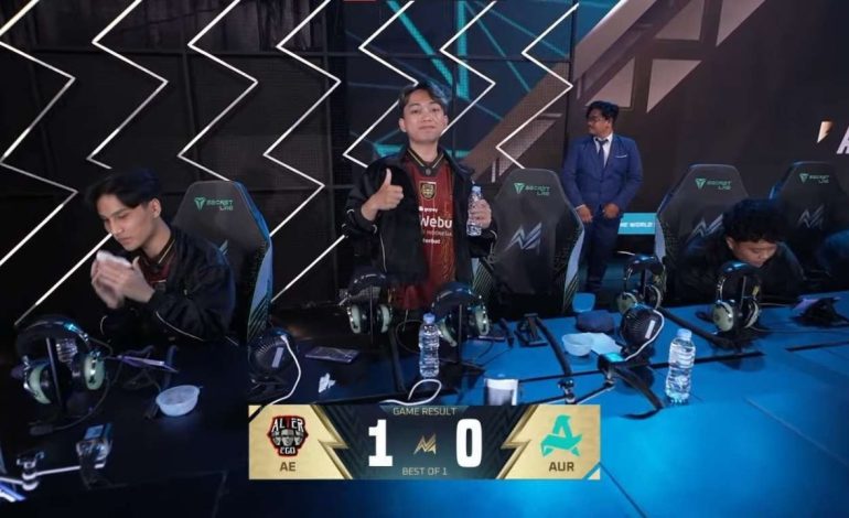 kemenangan pertama alter ego di swis stage vs Aurora Türkiye