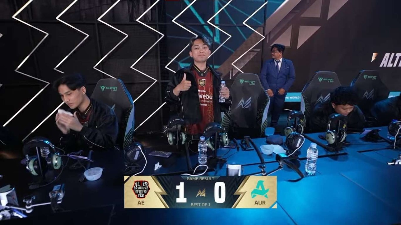 kemenangan pertama alter ego di swis stage vs Aurora Türkiye